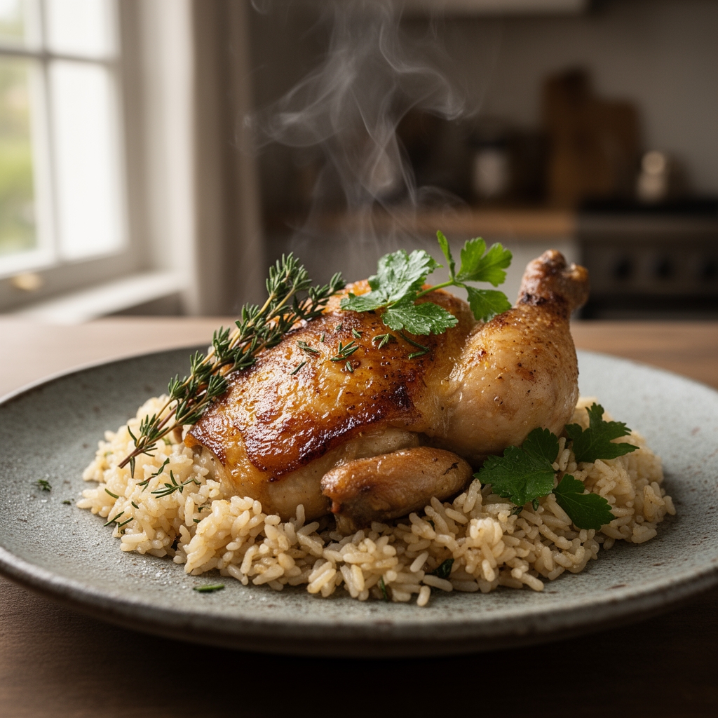 Freshly prepared best rice and chicken recipes