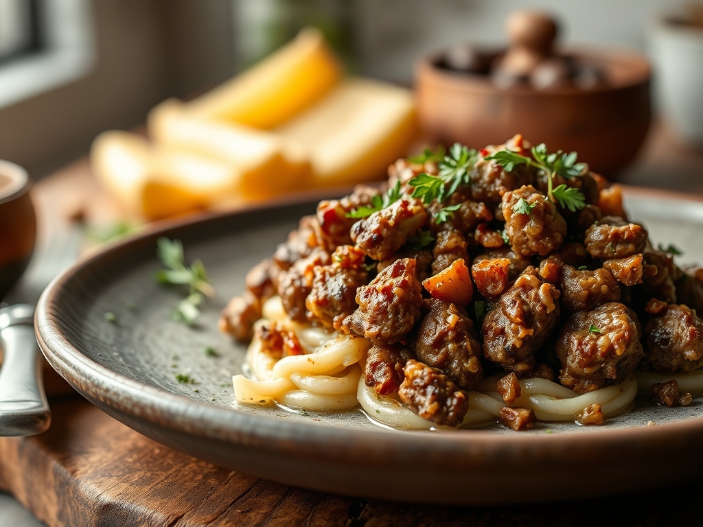 Freshly prepared cauliflower ground beef recipes