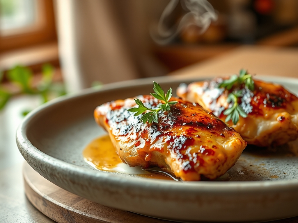 Freshly prepared chicken recipes