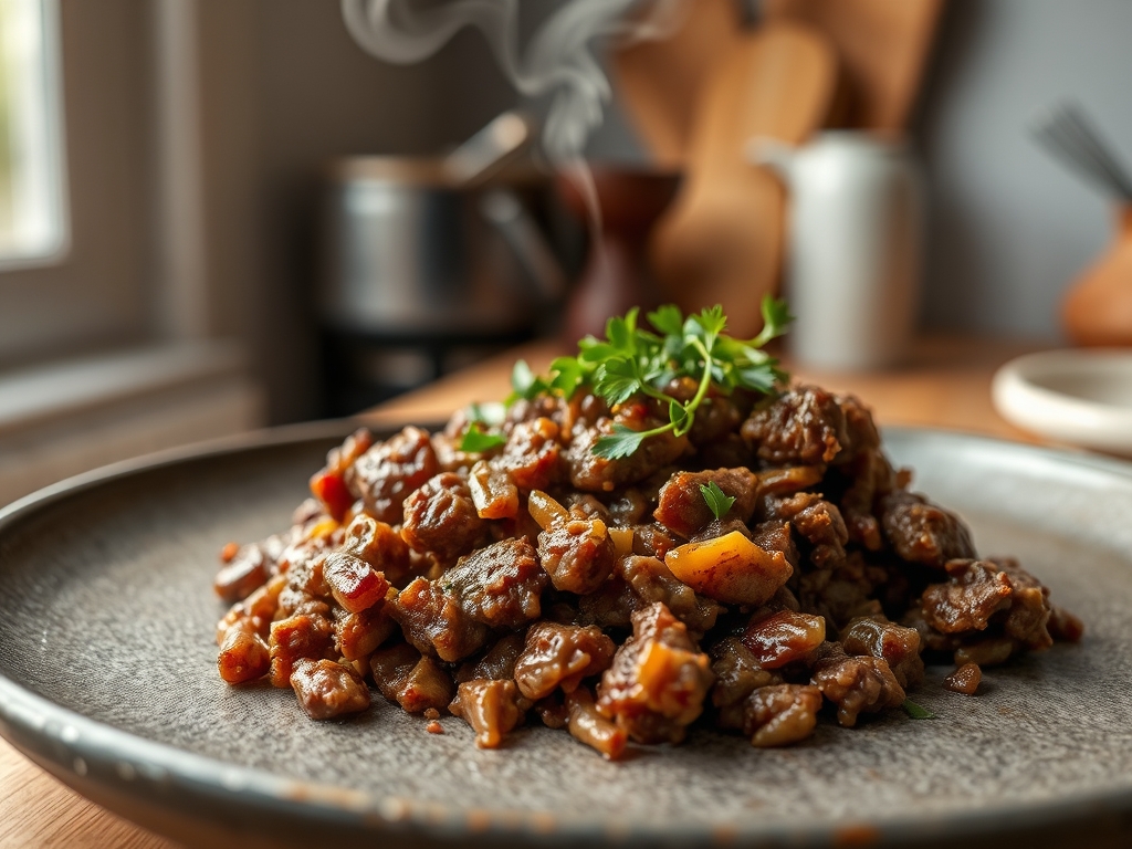 Freshly prepared ground beef recipes low sodium