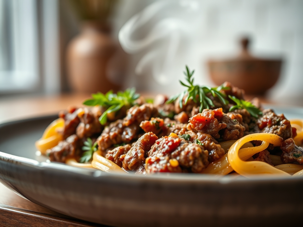 Freshly prepared ground beef recipes no pasta