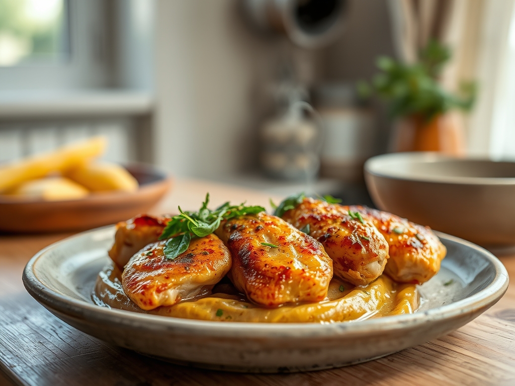 Freshly prepared low salt chicken recipes