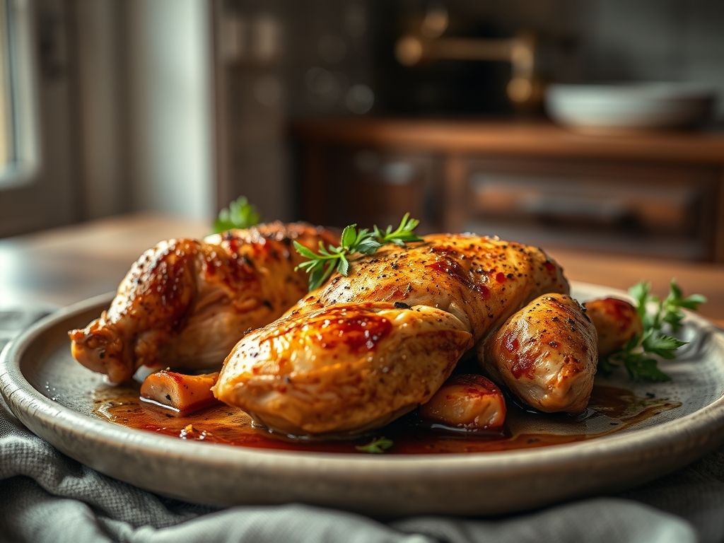 Freshly prepared oven roast chicken recipes