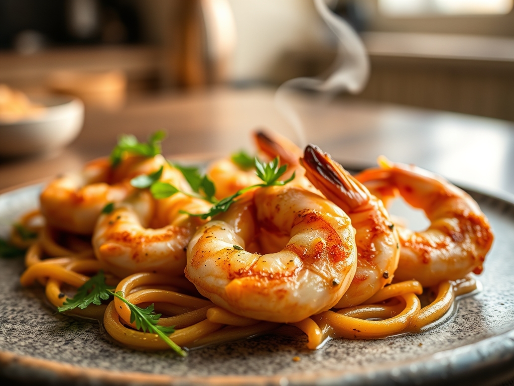 Freshly prepared shrimp with chicken recipes