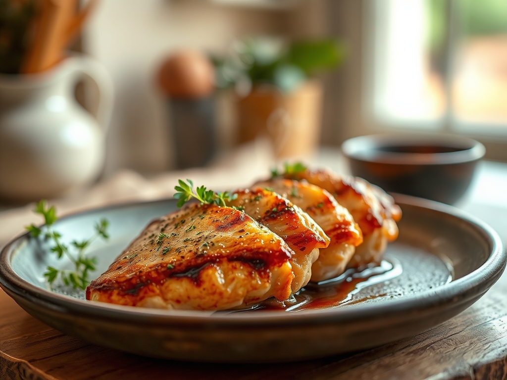 Freshly prepared simple chicken recipes breast