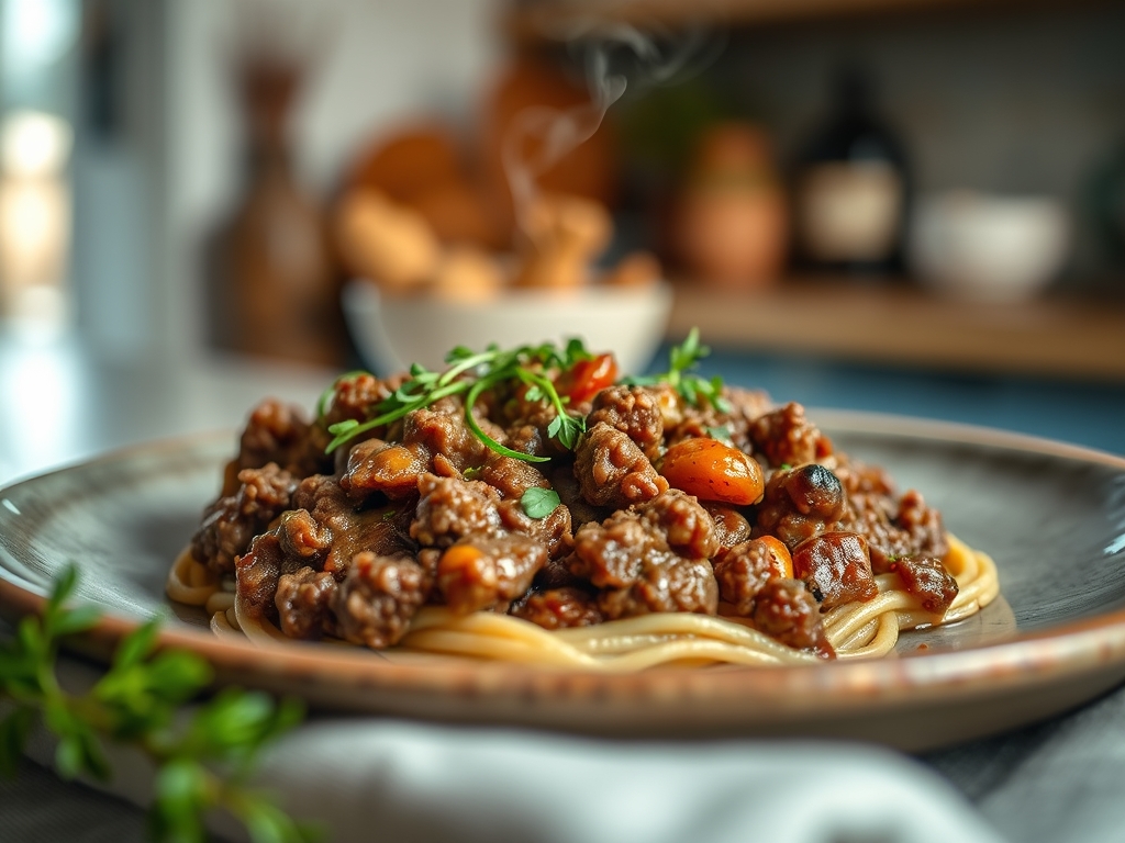Freshly prepared stove top ground beef recipes